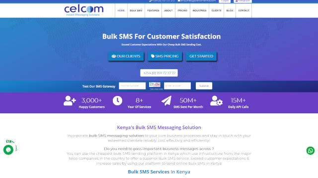 Bulk SMS Website Kenya