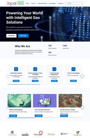 GIS Website Design Solutions