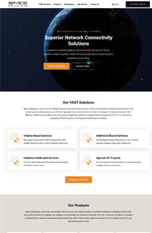 Telecommunication Web Development Services kenya