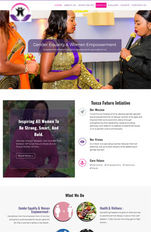 NGO Web design company kenya